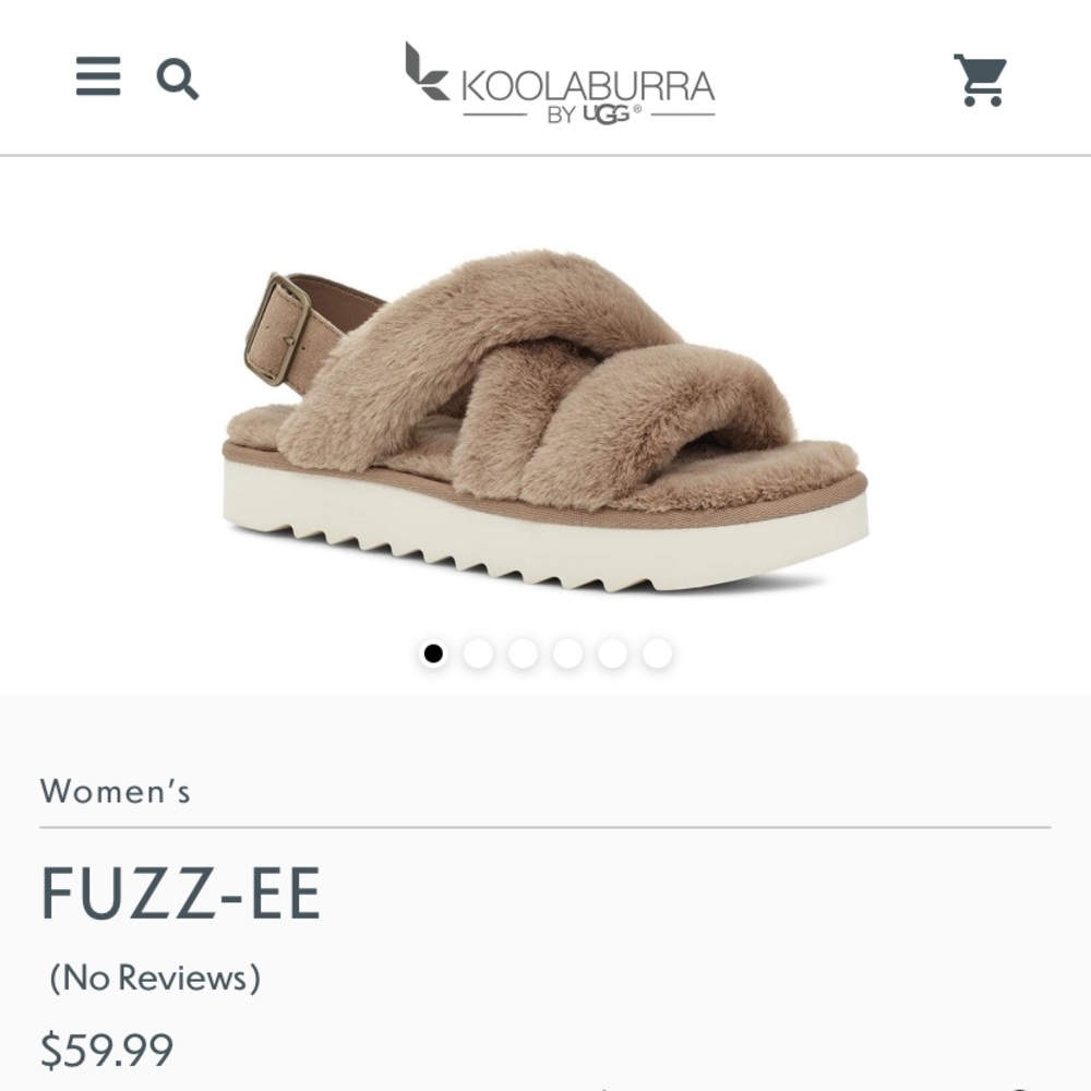 Koolaburra Fuzz-ee slipper sandal in amphora
